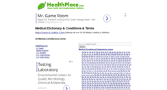 Desktop Screenshot of conditions.healthplace.com