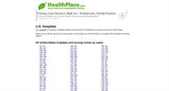Desktop Screenshot of hospitals.healthplace.com
